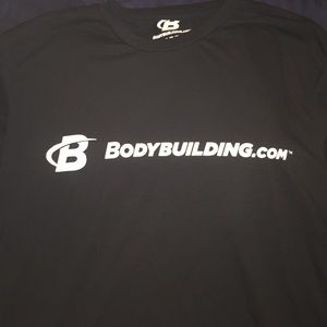 Bodybuilding.com logo light t-shirt🔥🏋️‍♂️